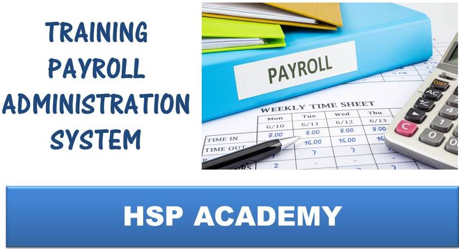 Training payroll administration system.